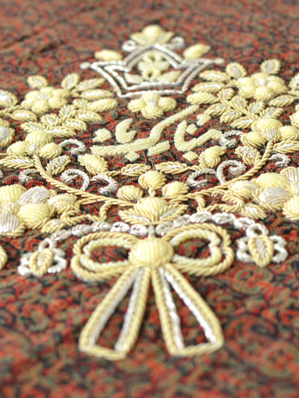 Embroidery Termeh Tablecloth With Tassel-Fringe