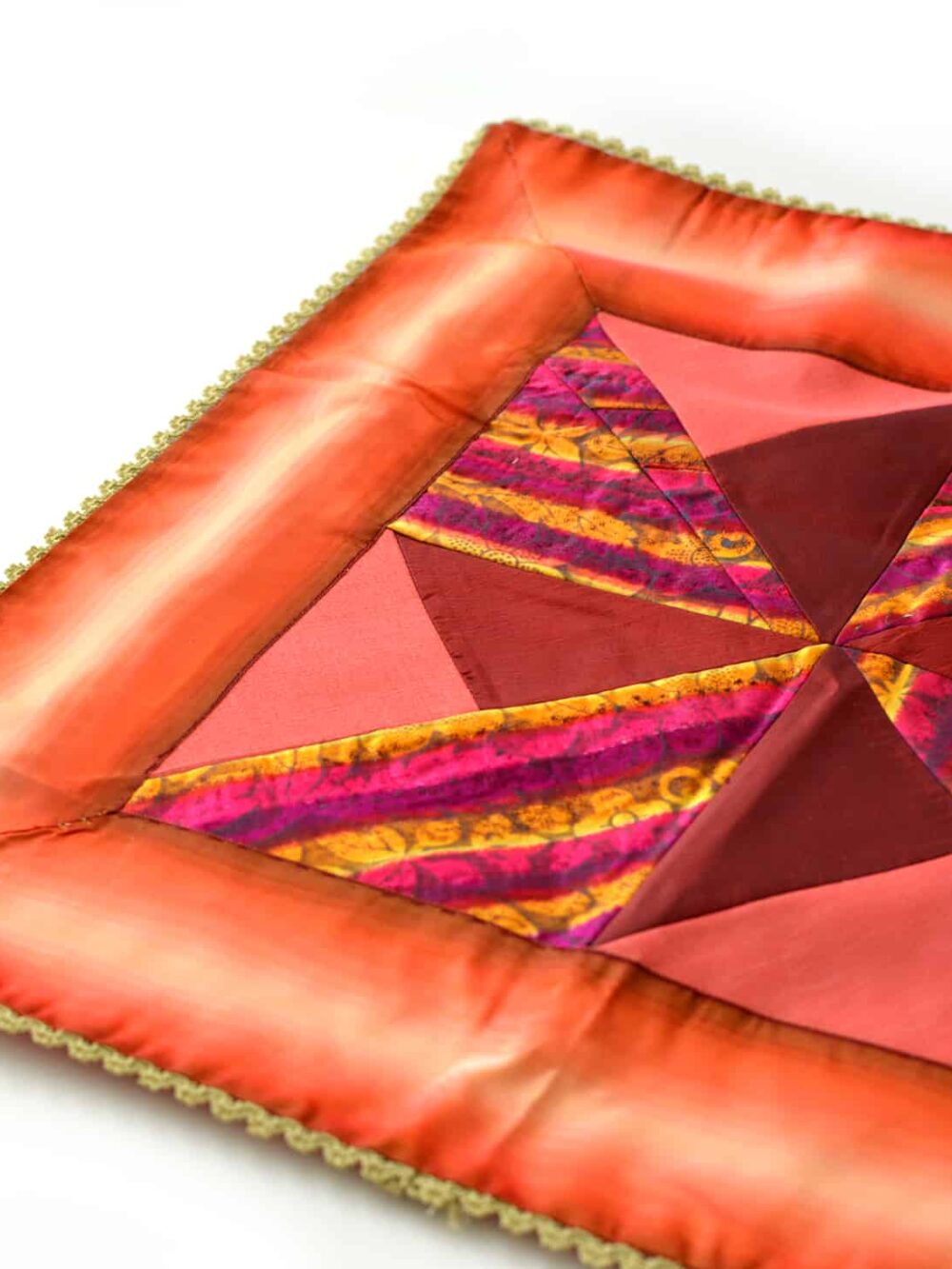 1900s Vintage Patchwork Tablecloth