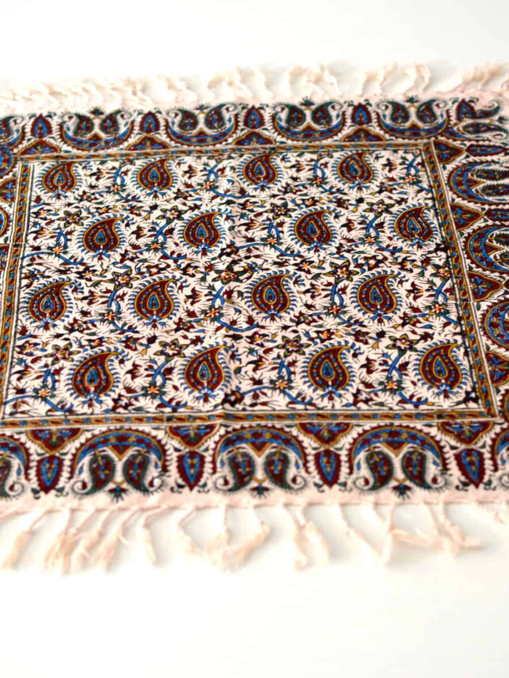 Badami hand-block print tablecloth