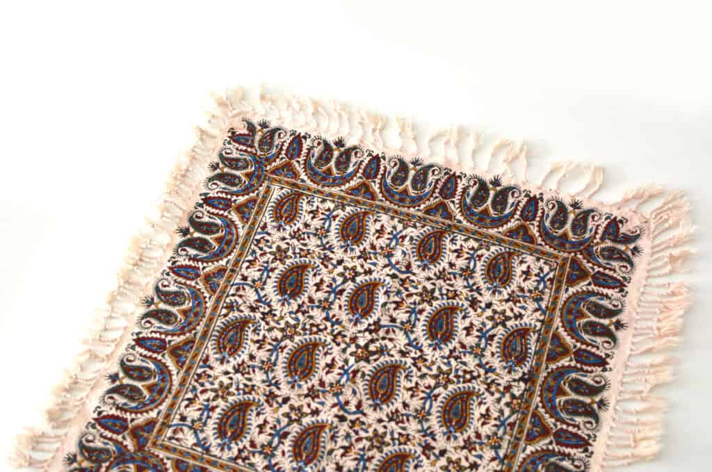 Badami hand-block print tablecloth