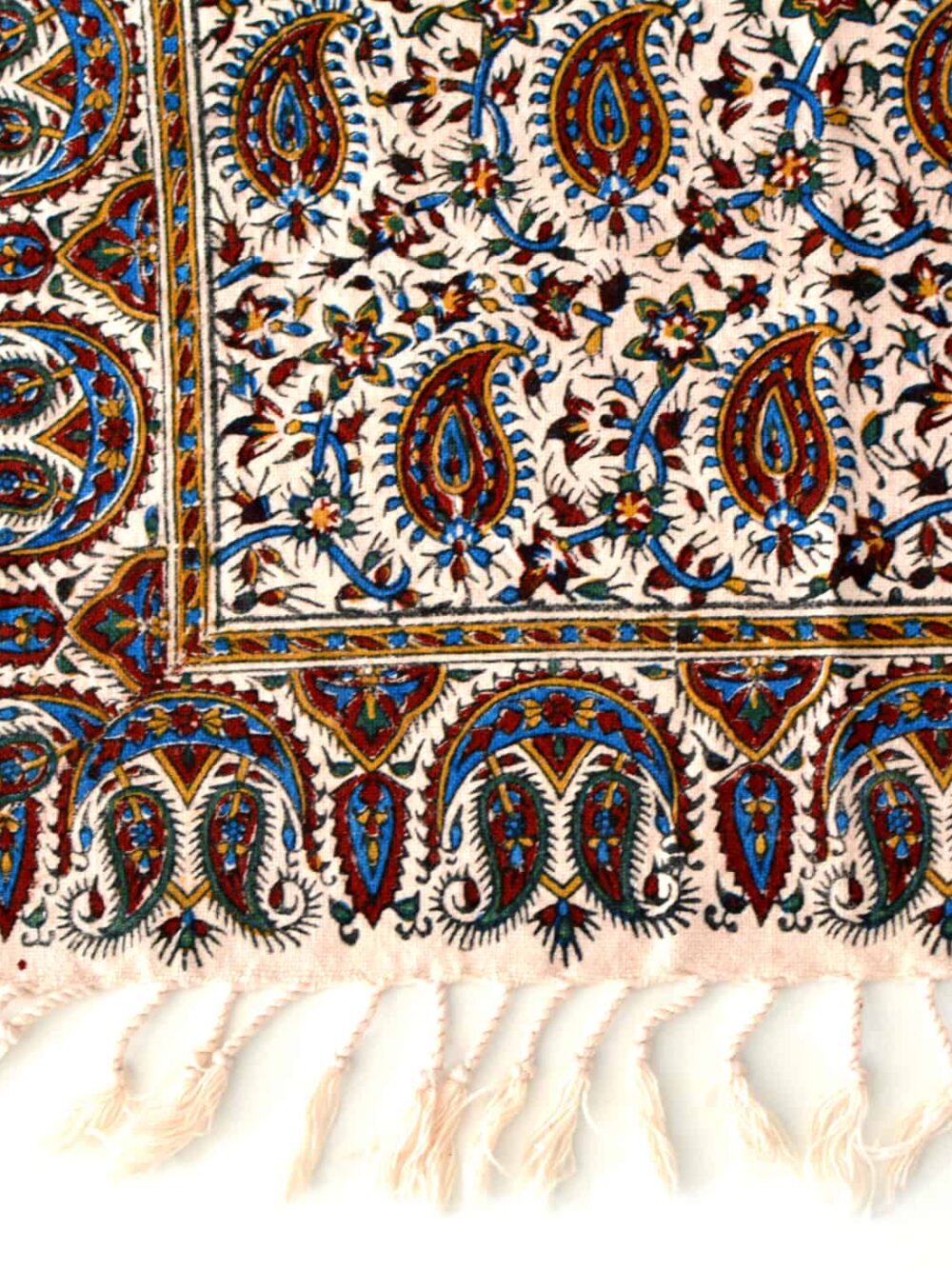 Badami hand-block print tablecloth