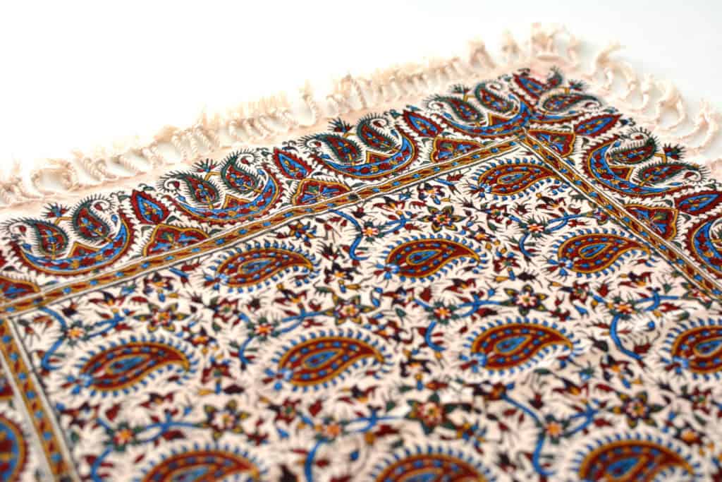 Badami hand-block print tablecloth