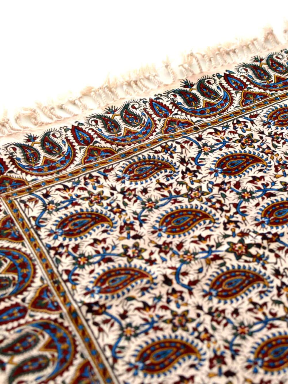 Badami hand-block print tablecloth