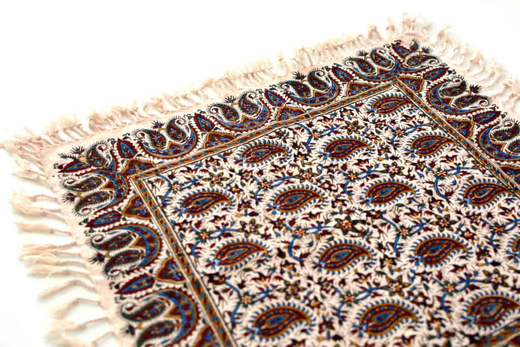 Badami hand-block print tablecloth