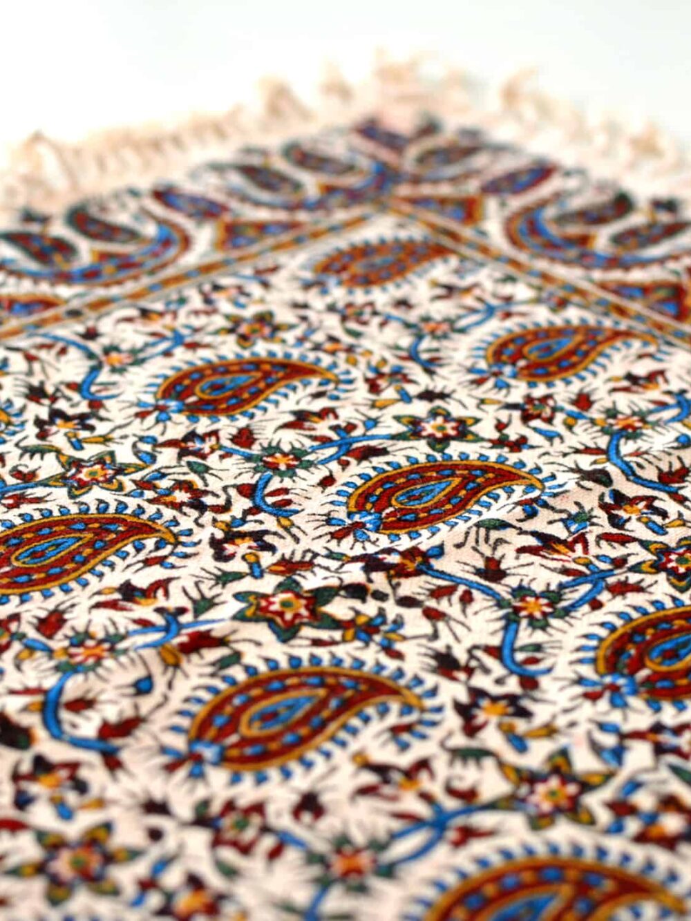 Badami hand-block print tablecloth