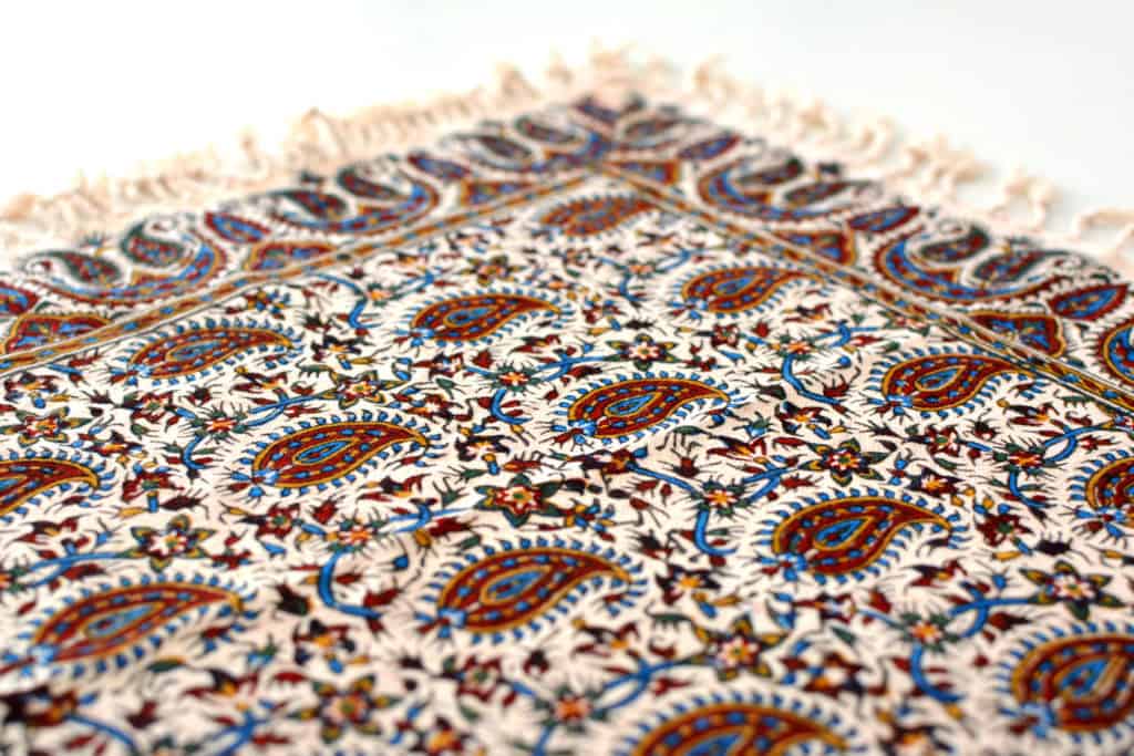 Badami hand-block print tablecloth