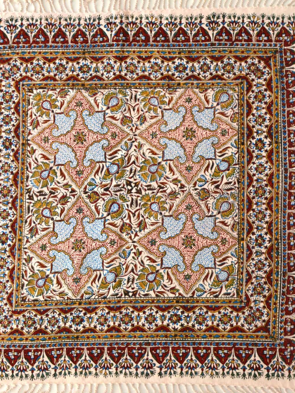 Bagh Hand-Block Print Tablecloth