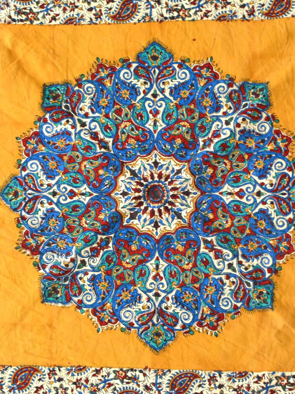 Special Badami Block-Print Tablecloth