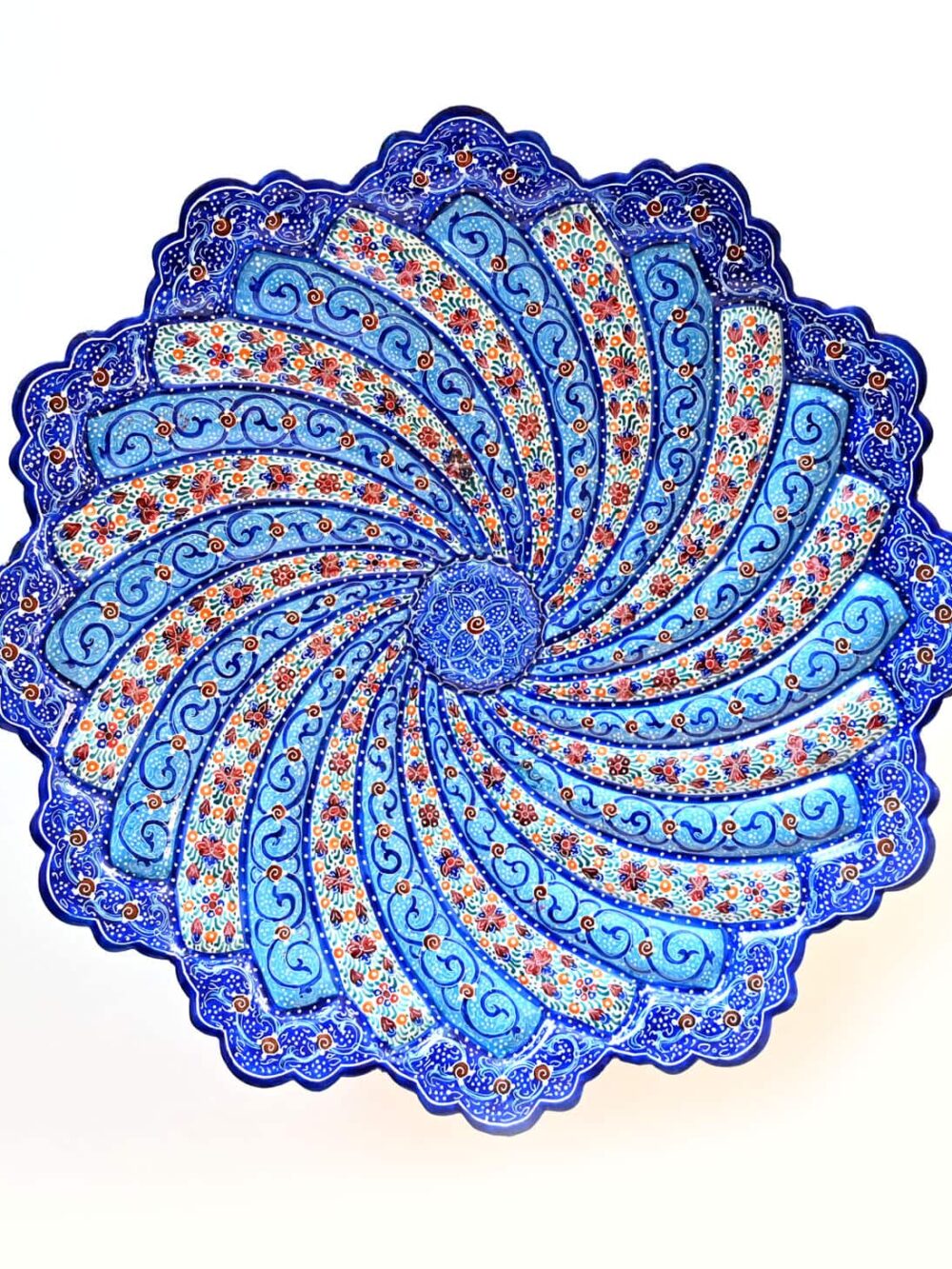 Copper Hand-Paint Enamelled Plate