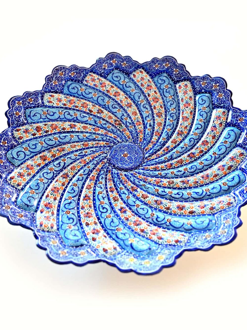 Copper Hand-Paint Enamelled Plate