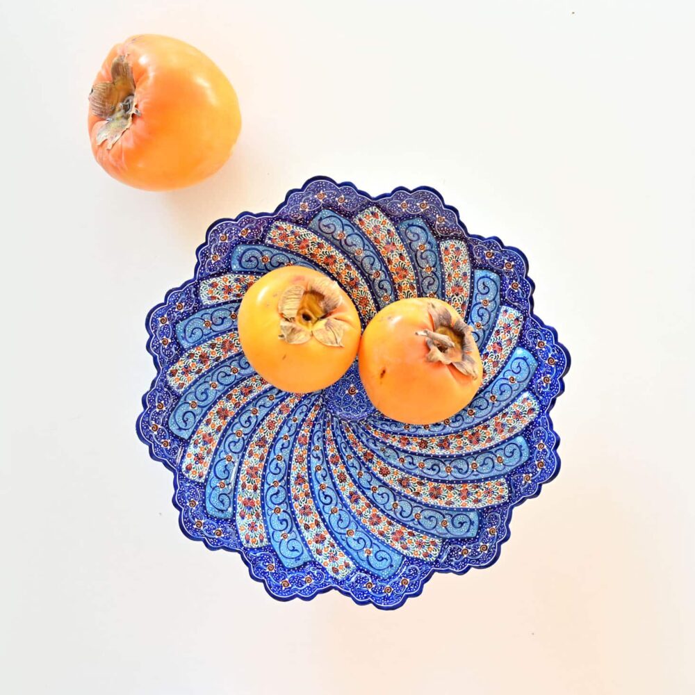 Copper Hand-Paint Enamelled Plate