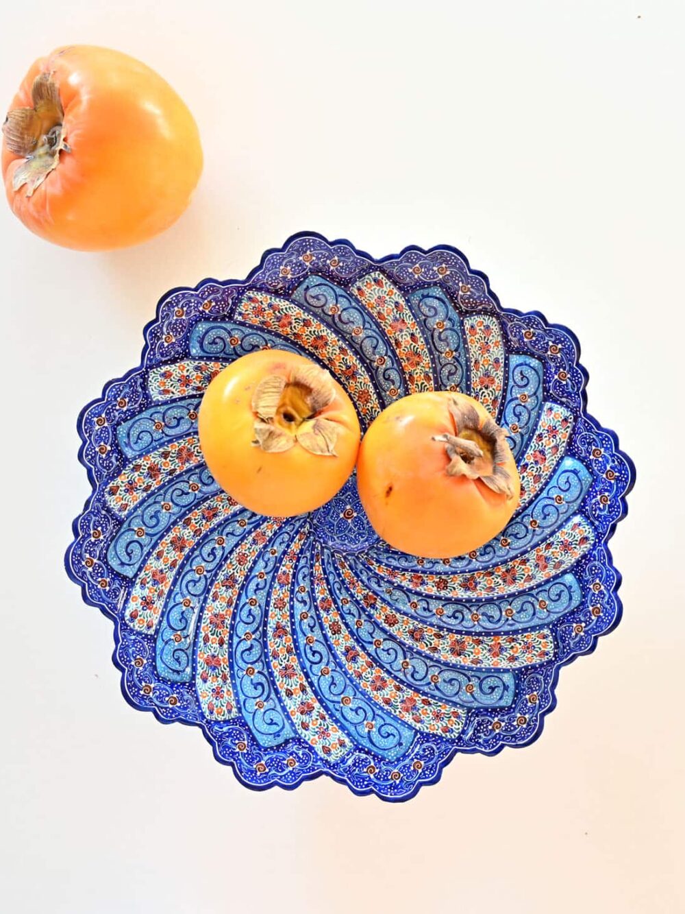 Copper Hand-Paint Enamelled Plate