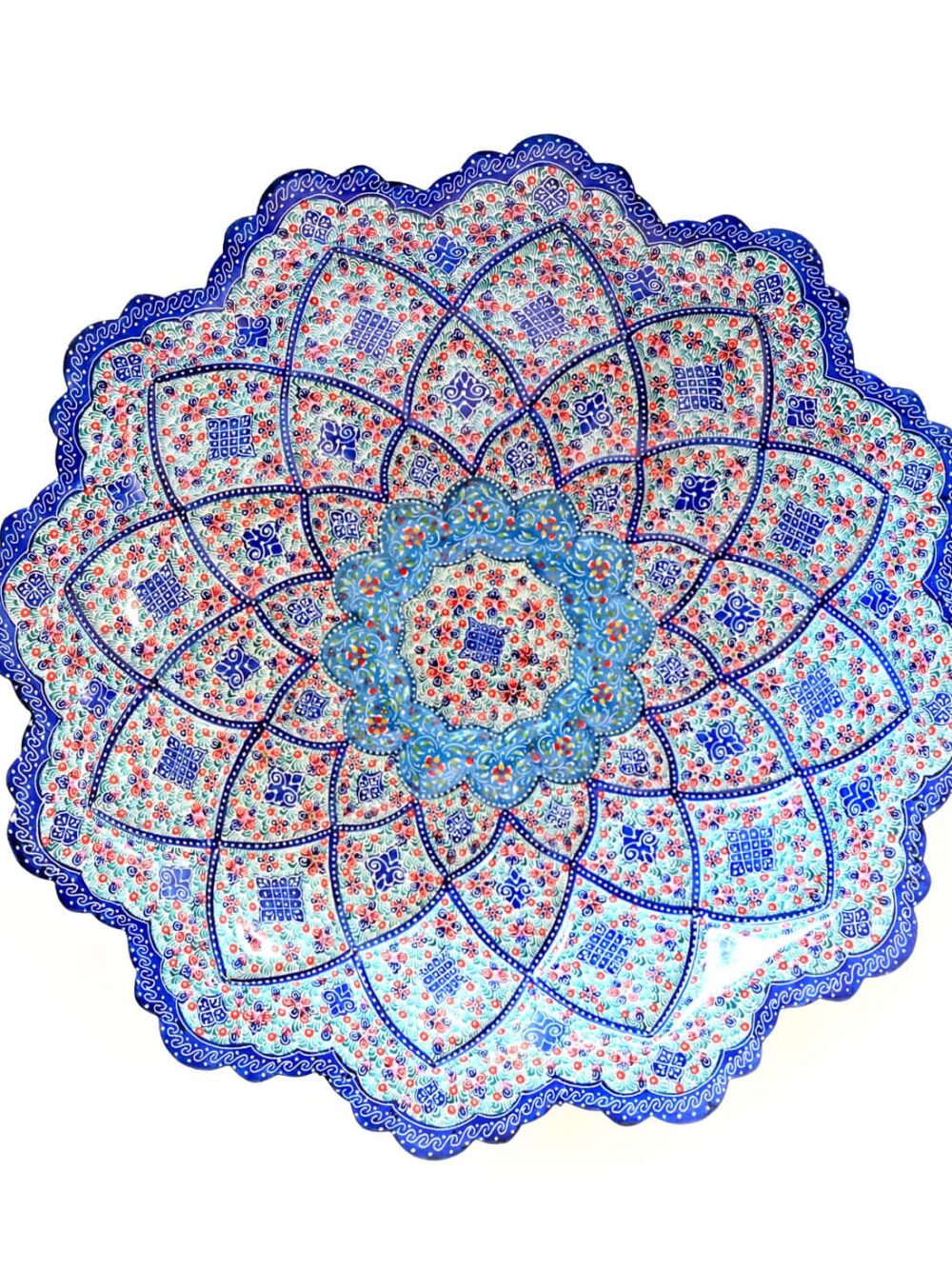 Hand-Painted Copper Bowl (Minakari)