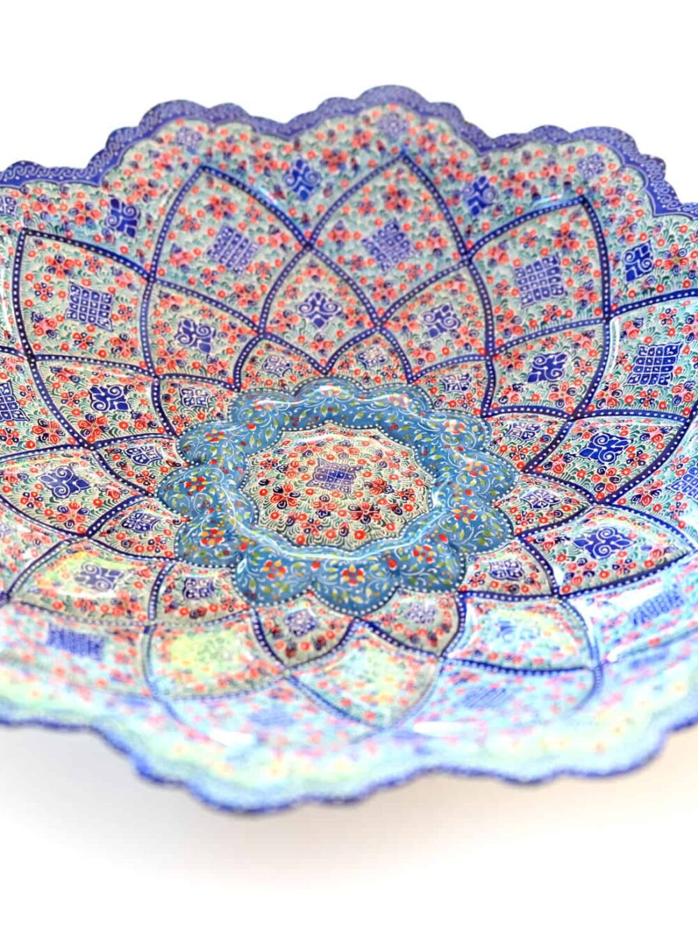 Hand-Painted Copper Bowl (Minakari)