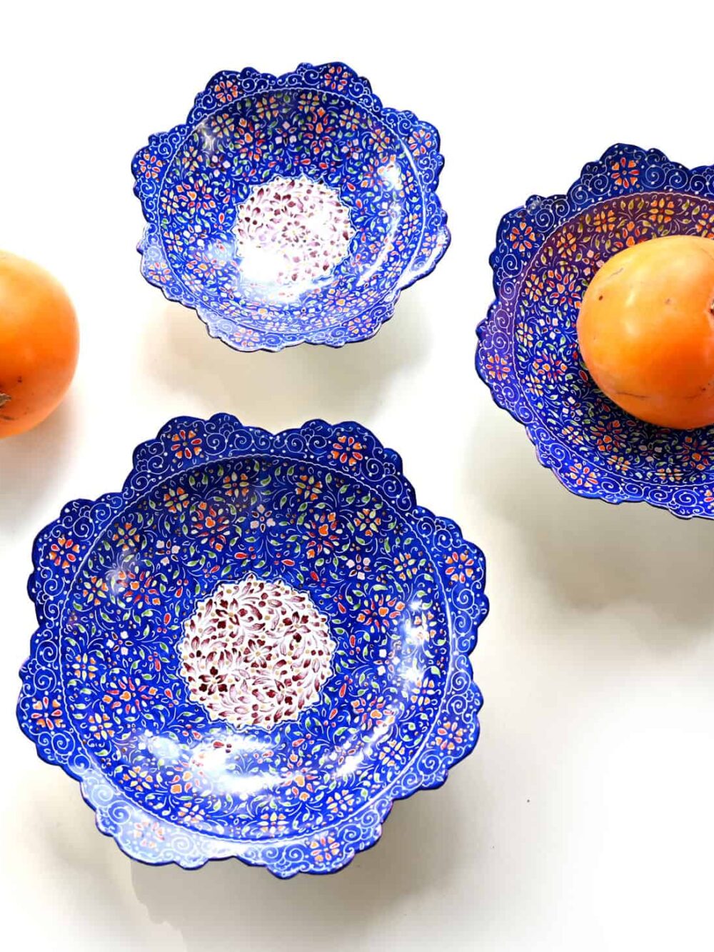 Hand-Painted Enamel Bowls (Minakari)