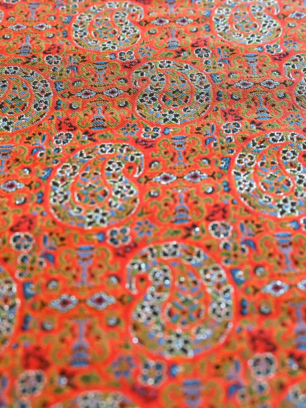 Red Floral Termeh Tablecloth