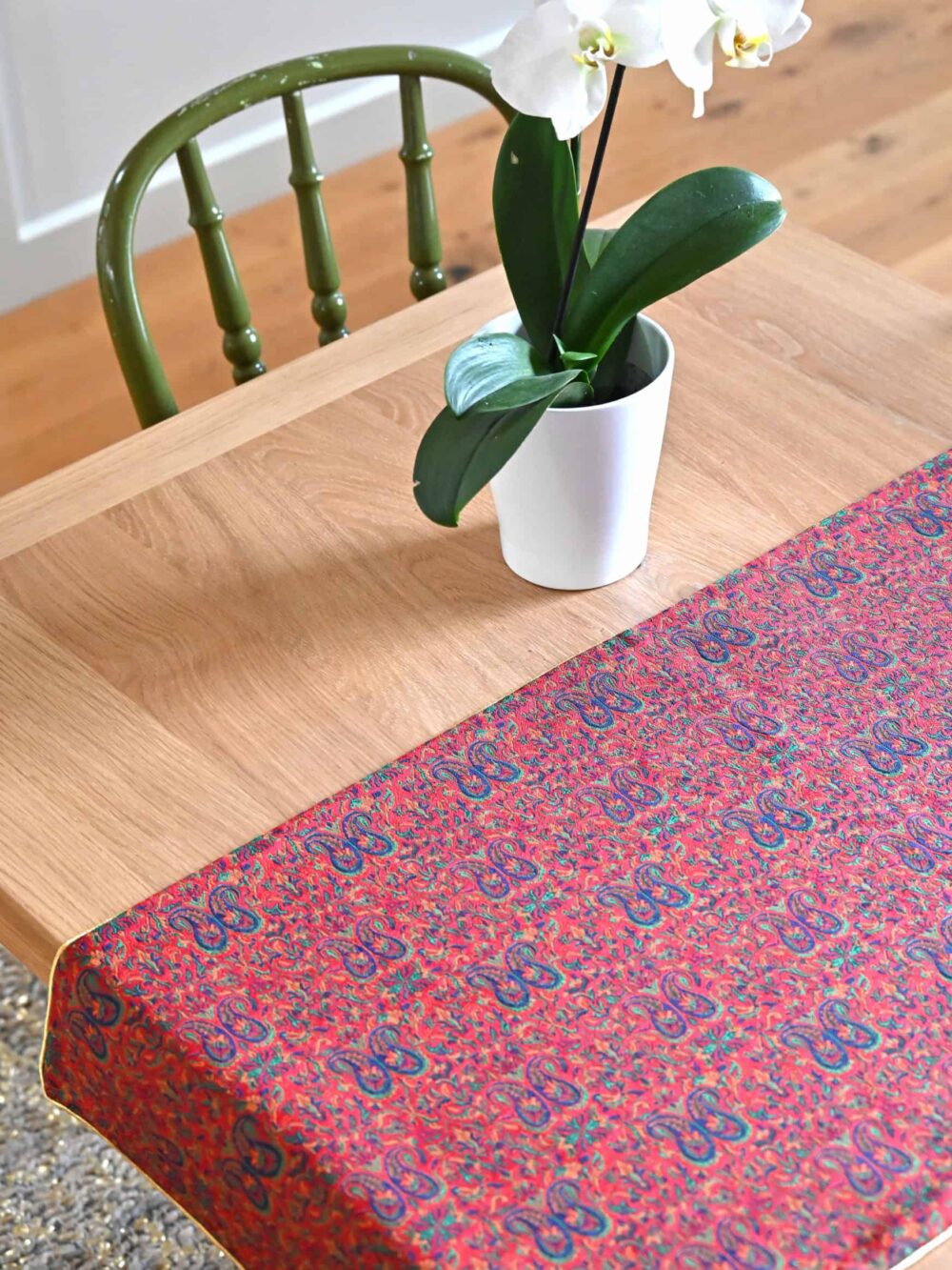 Red Twin Paisley Termeh Runner