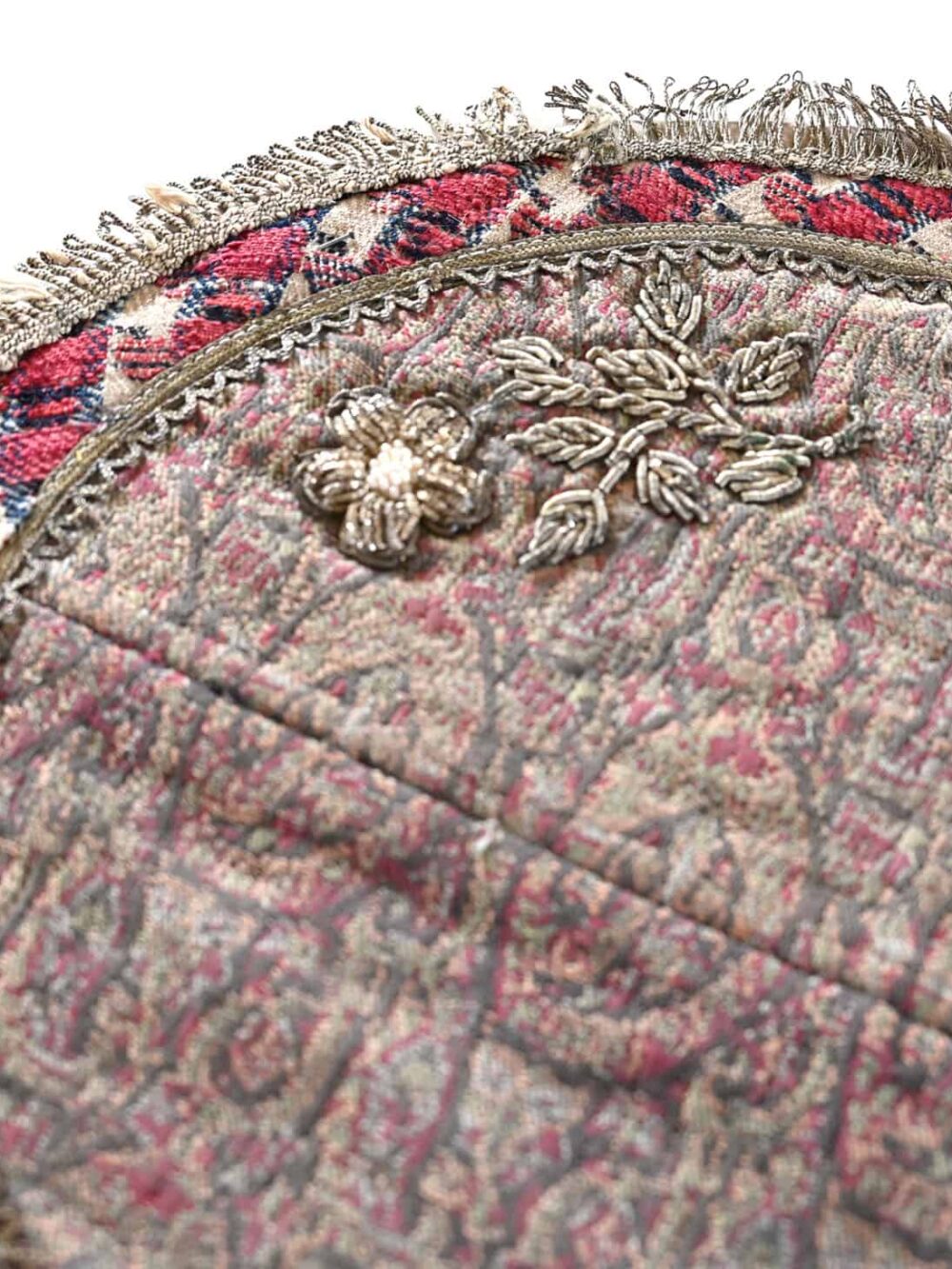 1800s oval Termeh tablecloth