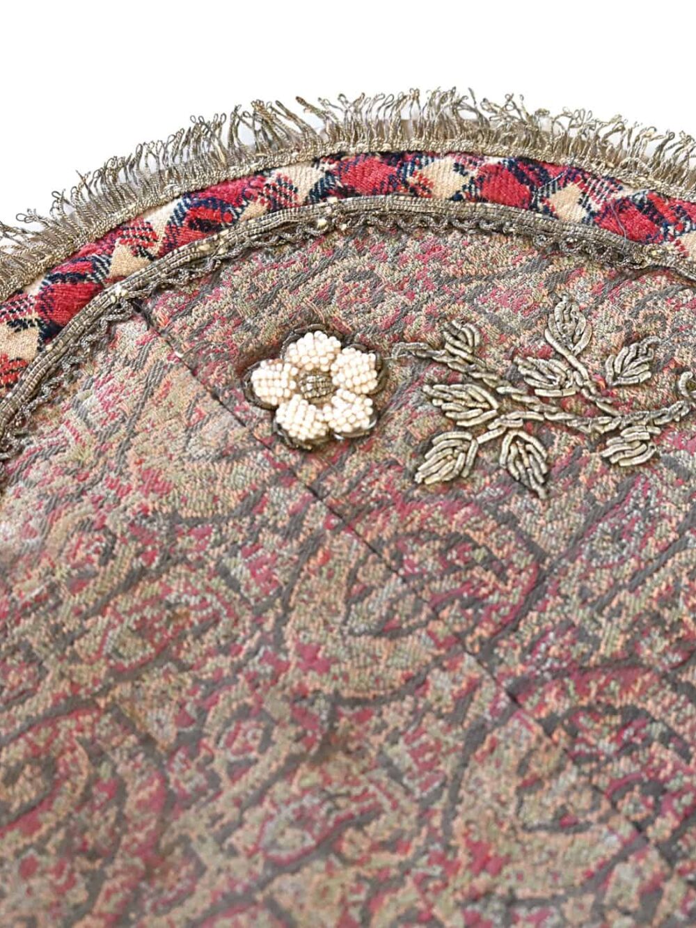 1800s oval Termeh tablecloth