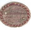 1800s oval Termeh tablecloth