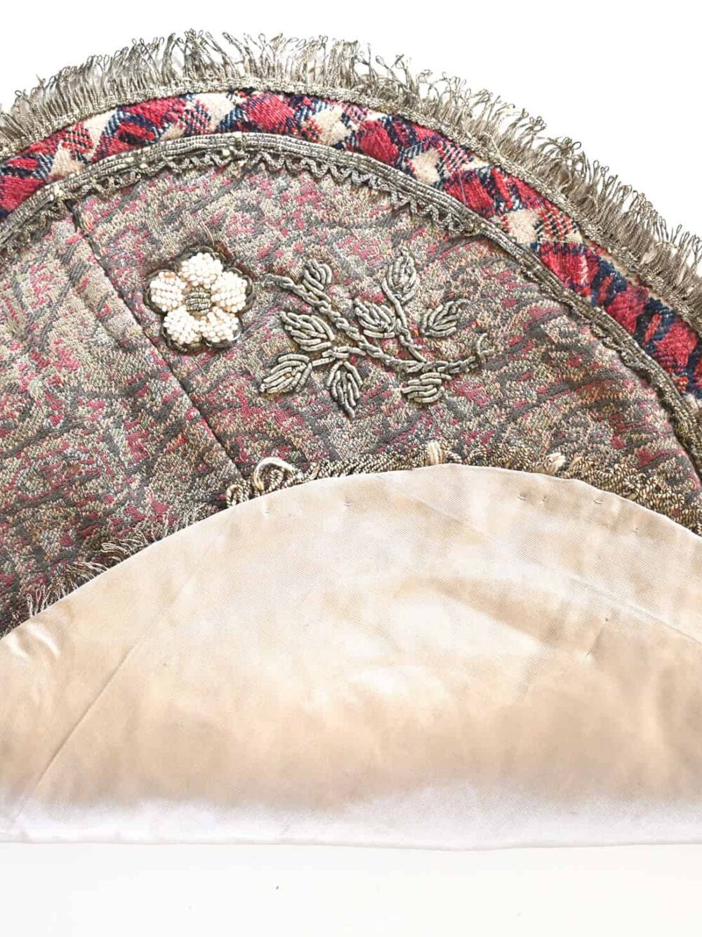1800s oval Termeh tablecloth