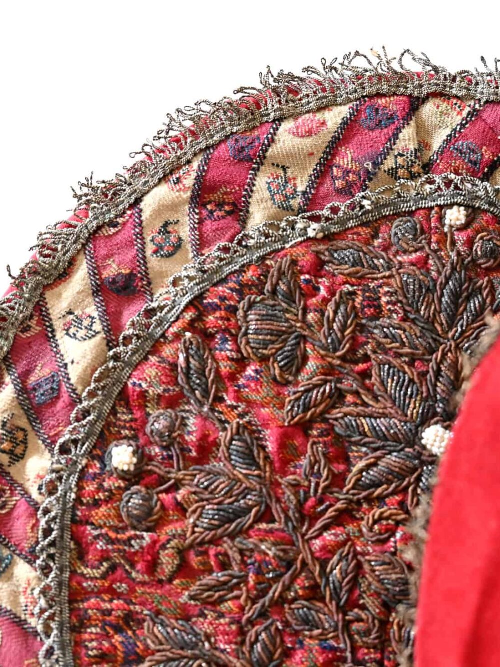 1800s Round Termeh Tablecloth