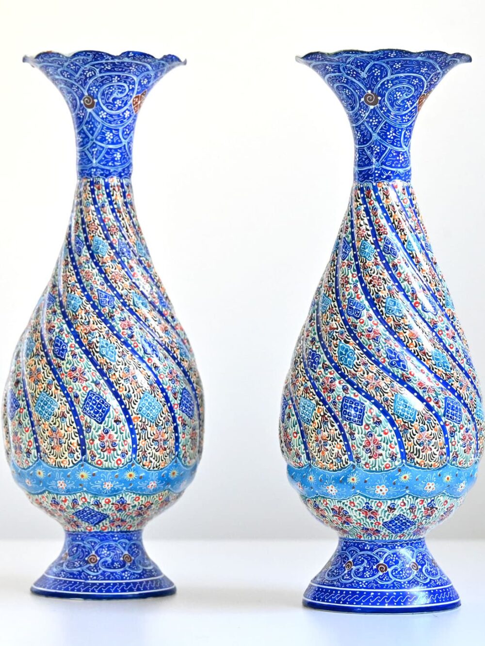 Enamel Copper Vase (Minakari)