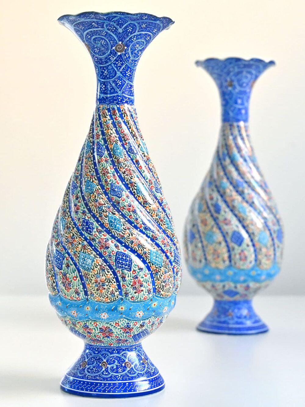 Enamel Copper Vase (Minakari)
