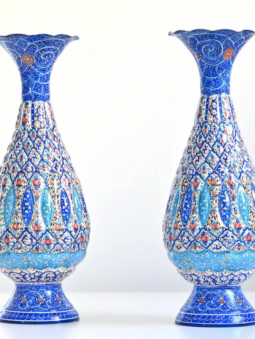 Enamel Copper Vase (Minakari)