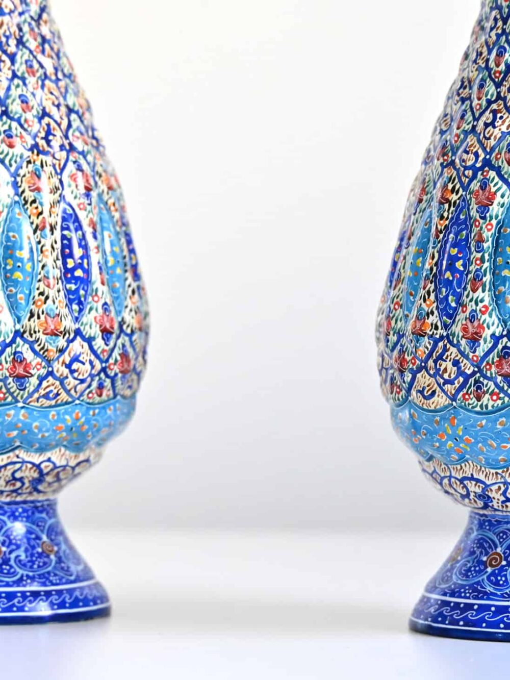 Enamel Copper Vase (Minakari)