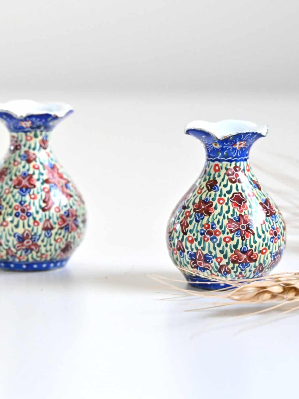 Tiny Decorative Hand-Painted Vases
