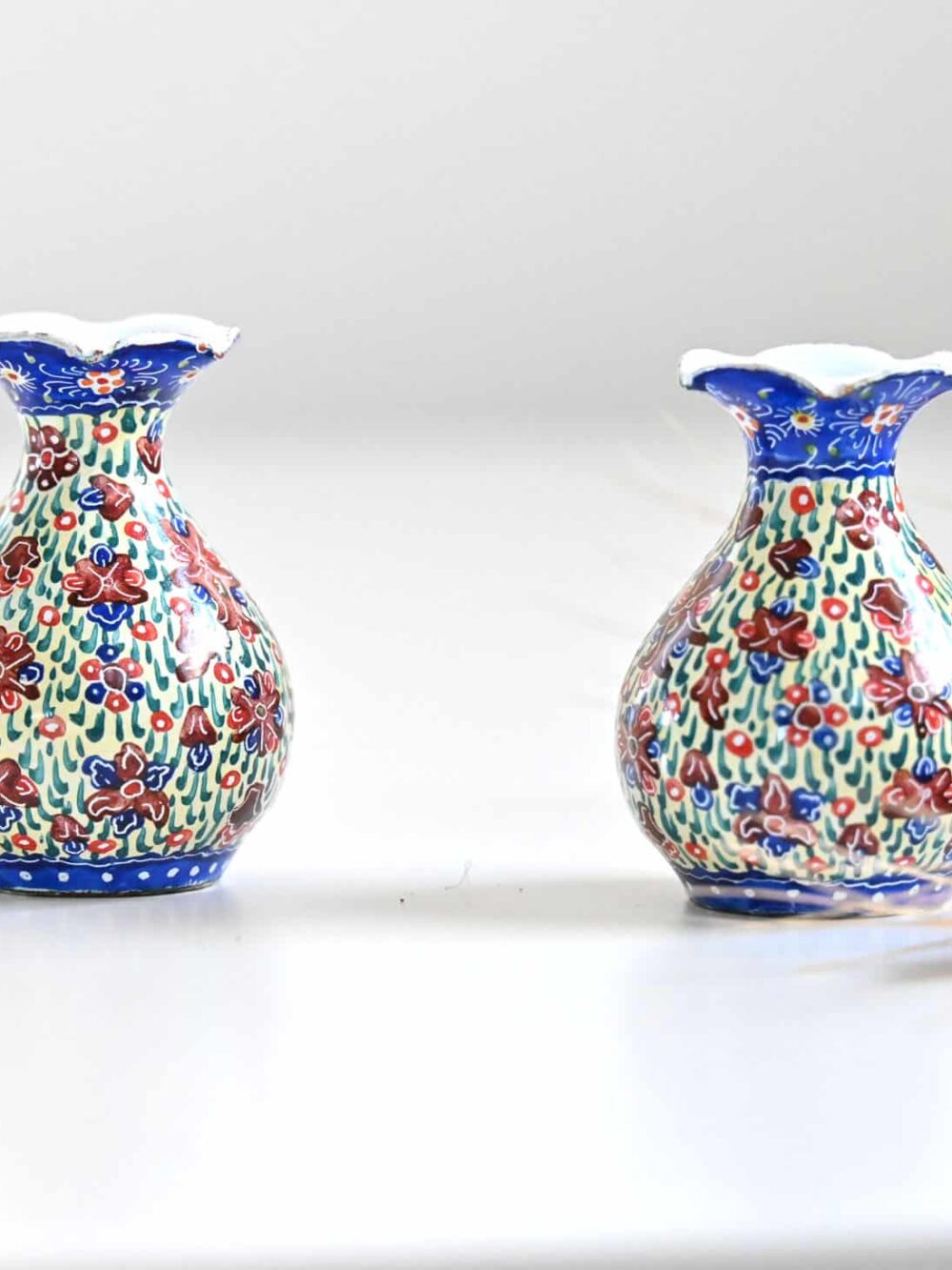 Tiny Decorative Hand-Painted Vases