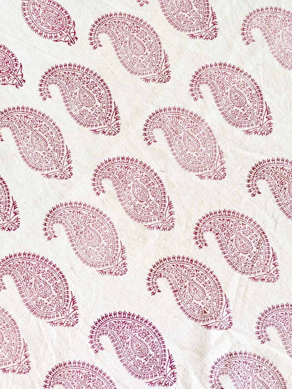 Red Paisley Tablecloth (Ghalamkar)