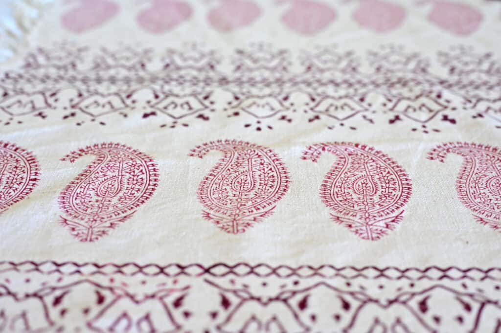 Paisley 50*50 Hand-Blocked Tablecloth