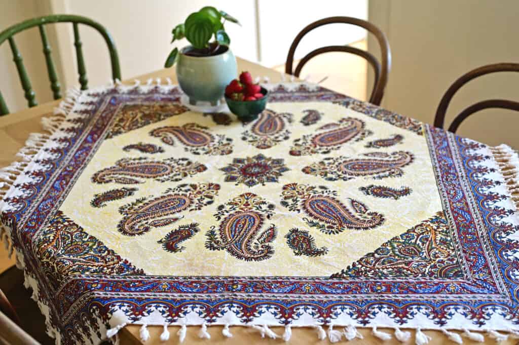 Pateh 100*100 Hand-Blocked Tablecloth