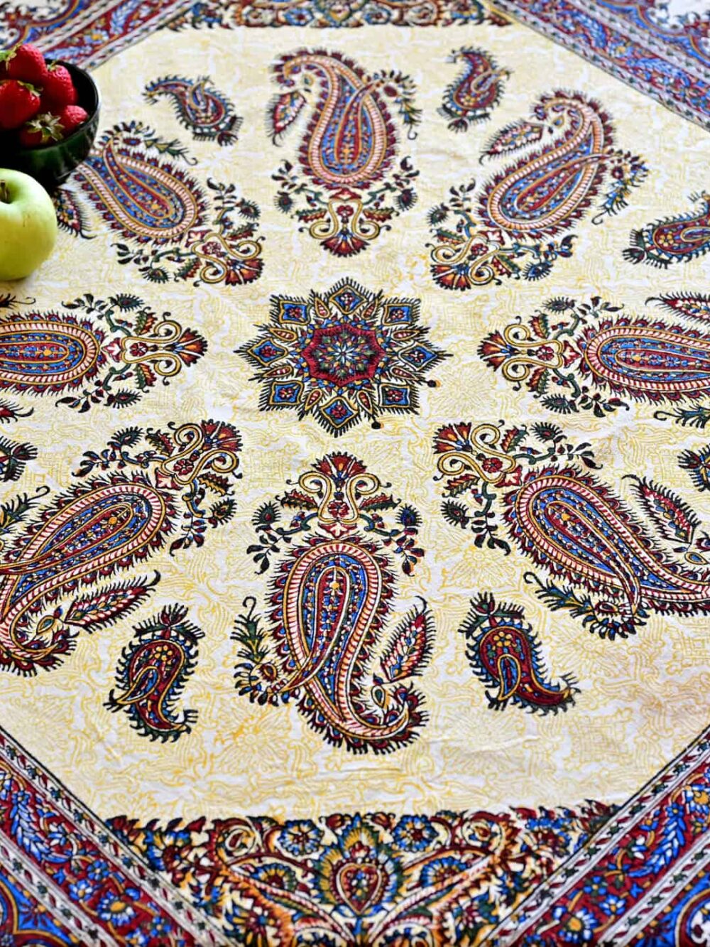 Pateh 100*100 Hand-Blocked Tablecloth