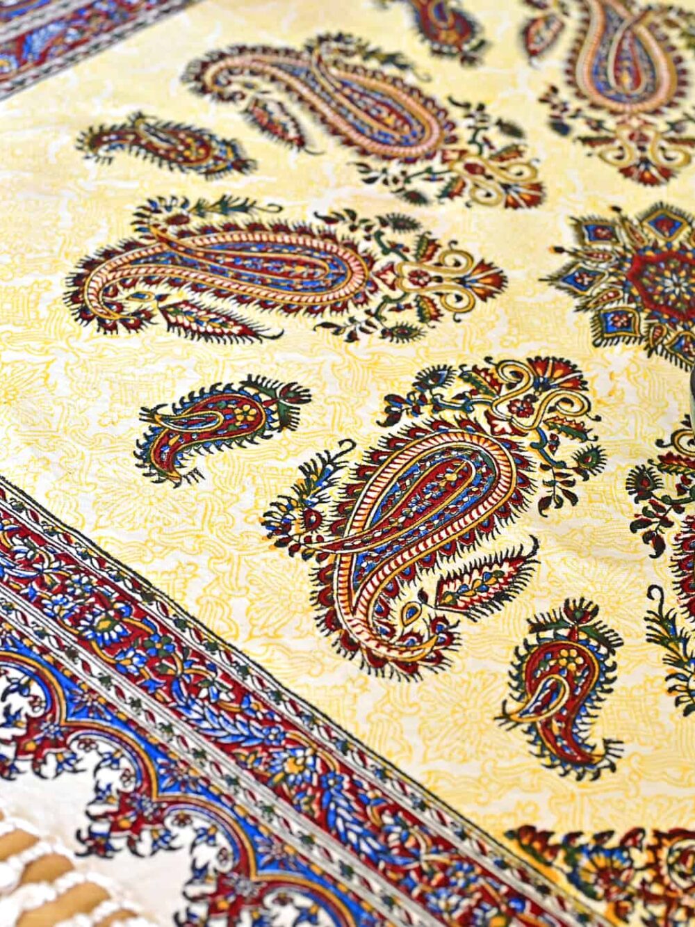 Pateh 100*100 Hand-Blocked Tablecloth