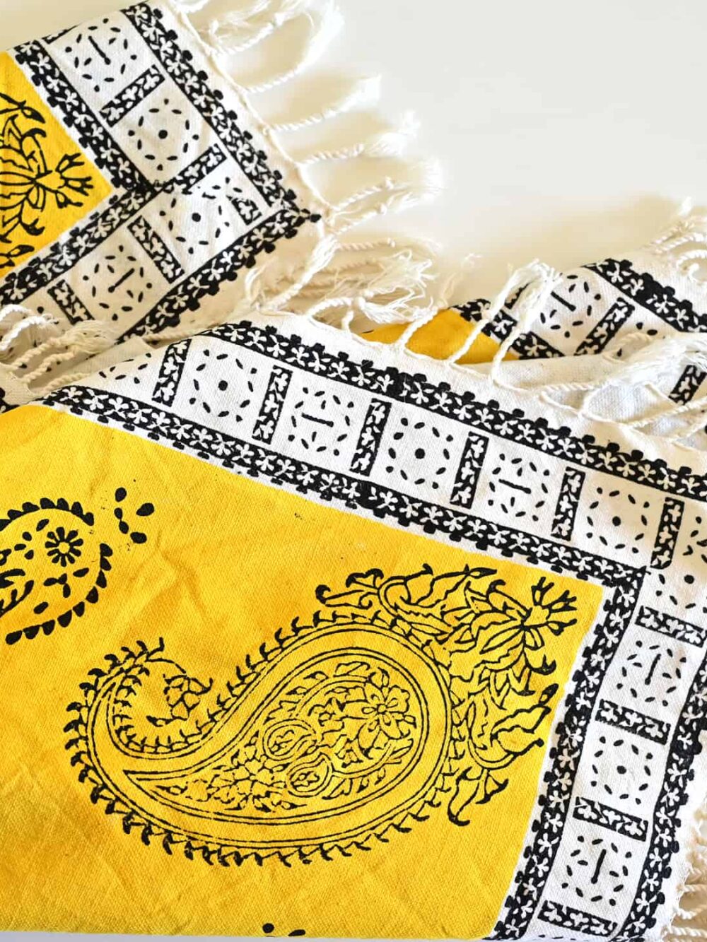 Ghanari Hand-Blocked Cotton Tablecloth