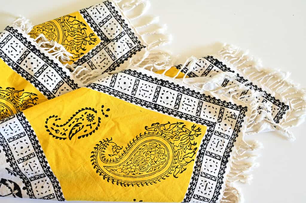 Ghanari Hand-Blocked Cotton Tablecloth