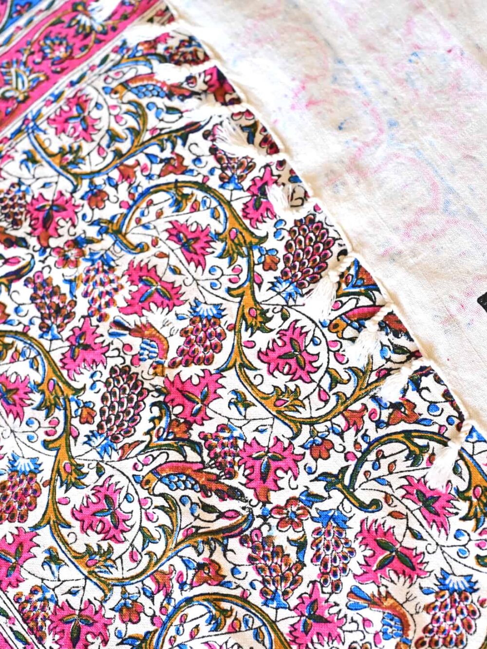 Bahar 100*100 Hand-Blocked Tablecloth