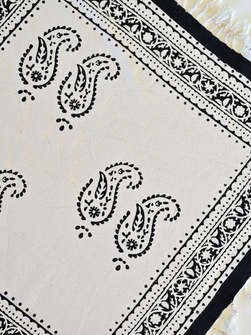 Hot Pink Hand-Painted Tablecloth