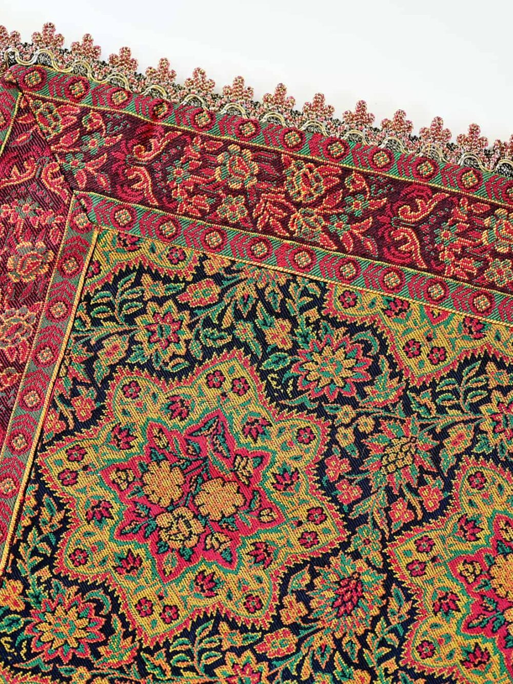 Red Golestan Tablecloth (ترمه_Termeh)