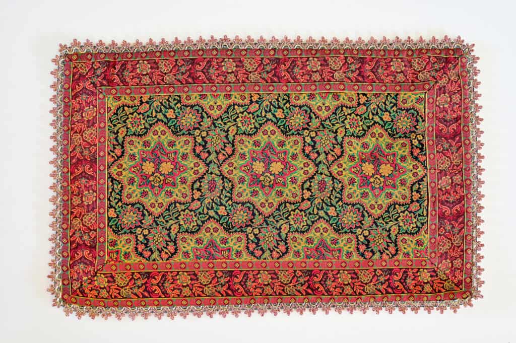 Red Golestan Tablecloth (ترمه_Termeh)