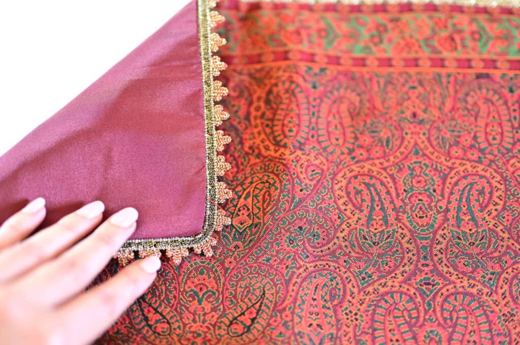 Red Bostan Tablecloth (ترمه_Termeh)