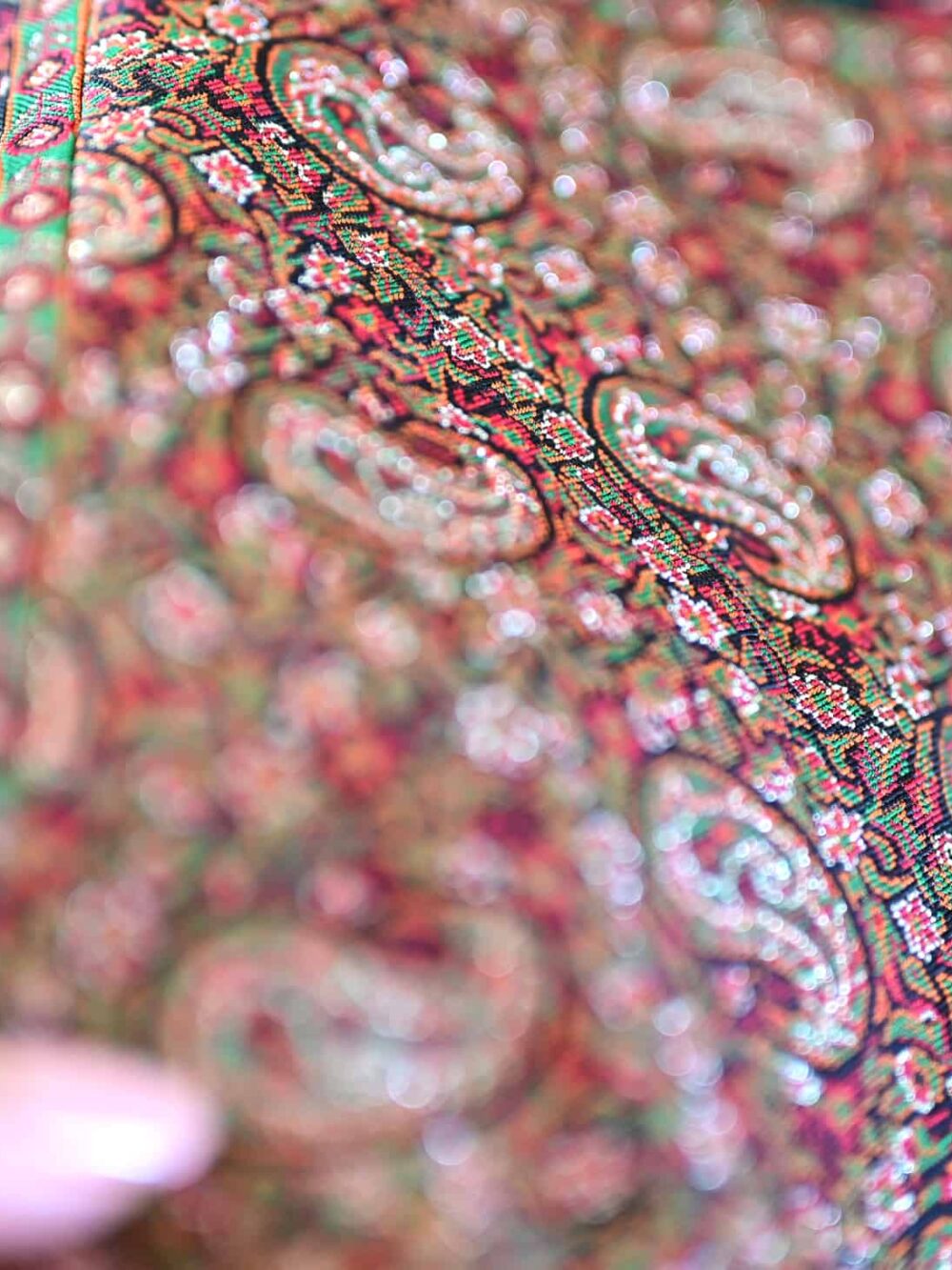 Black Narges Tablecloth (ترمه_Termeh)