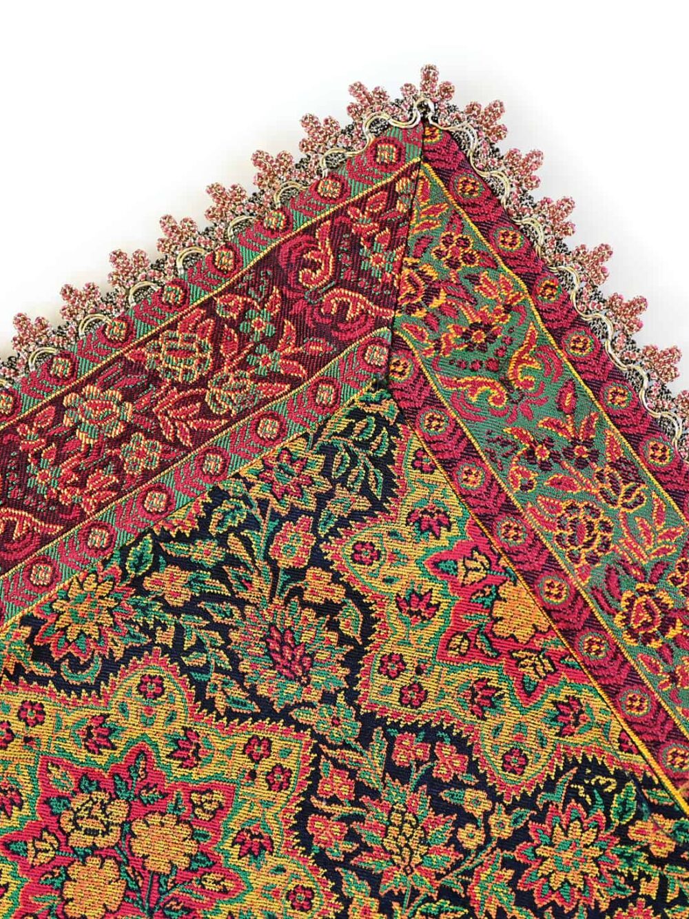 Green/Red Golestan Tablecloth (ترمه_Termeh)