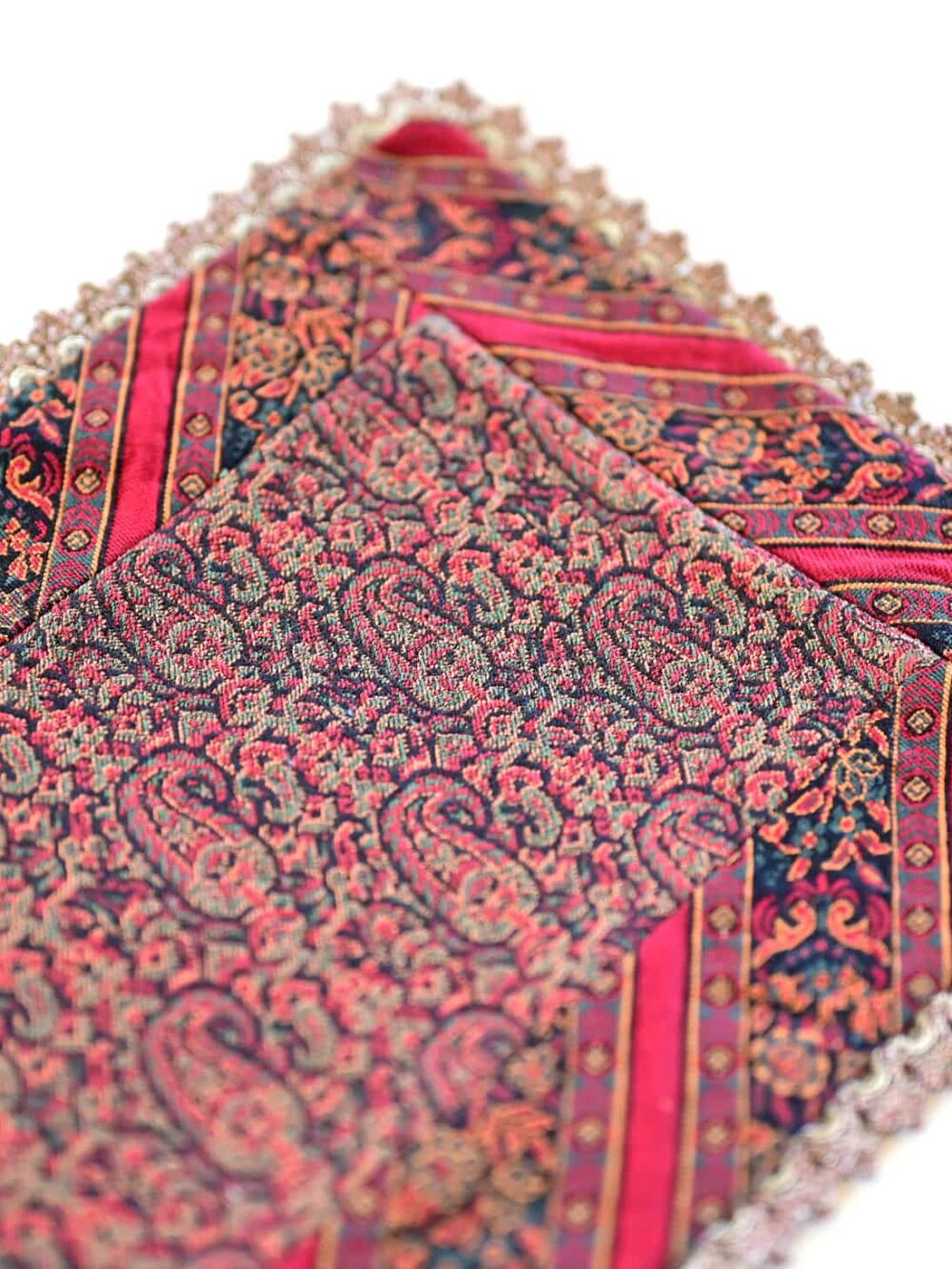 Red Stripe Tablecloth (ترمه_Termeh)