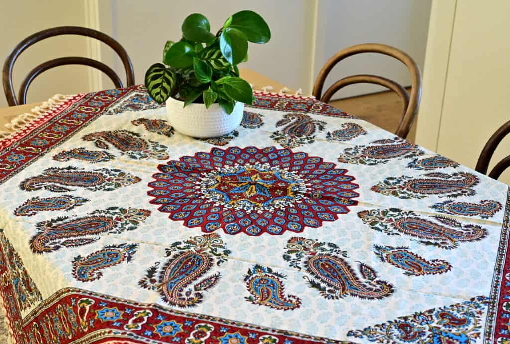 Abadi Block-Printed Tablecloth (قلمکار)