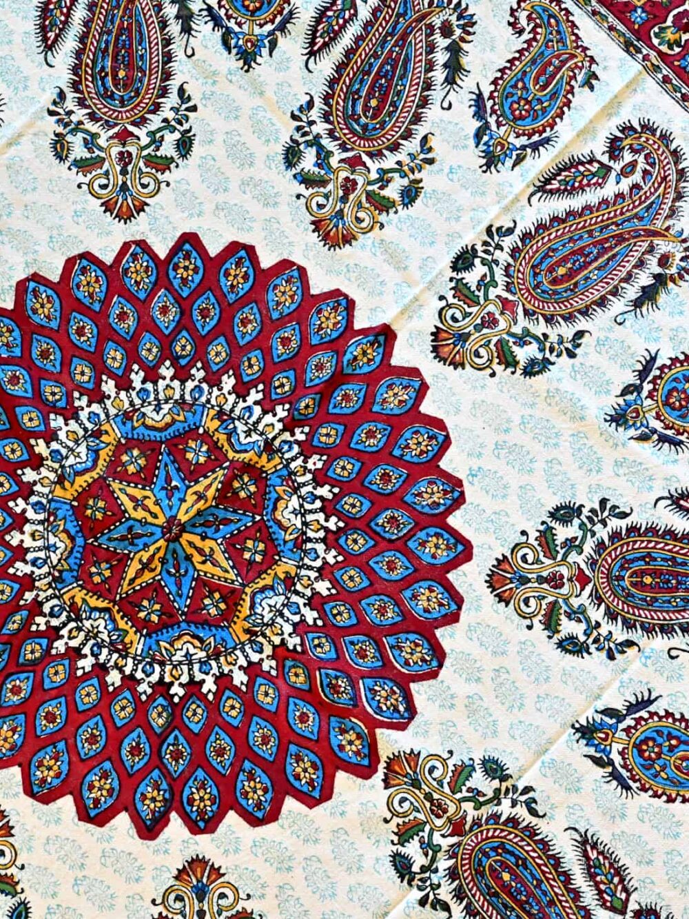 Abadi Block-Printed Tablecloth (قلمکار)