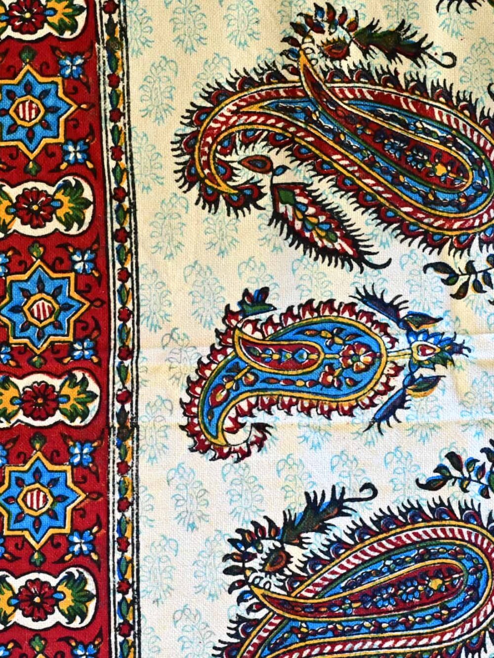 Abadi Block-Printed Tablecloth (قلمکار)